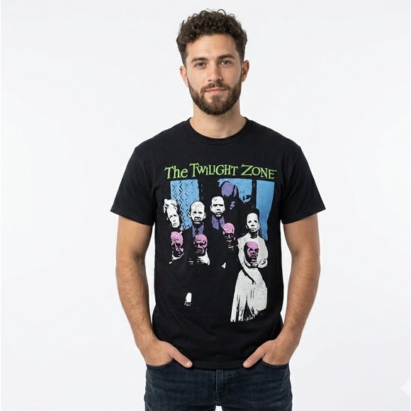 Twilight Zone Other - The Twilight Zone Black Graphic Tee